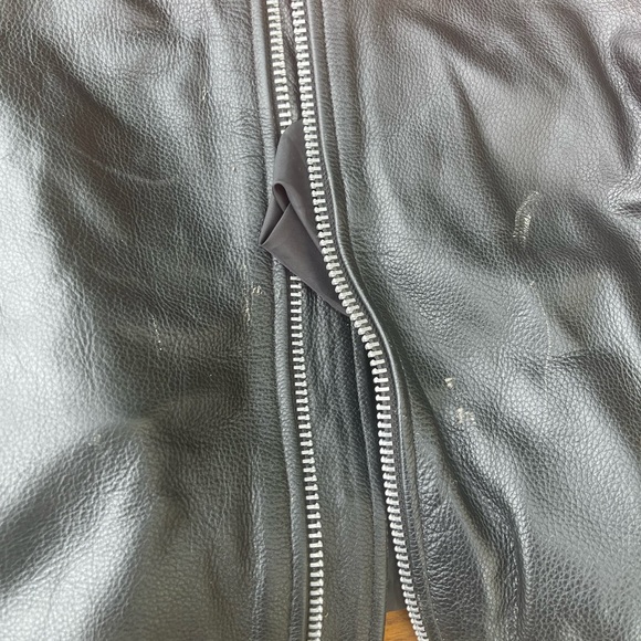 Leather Harley Davison biker jacket. Full price $400. - Picture 4 of 8